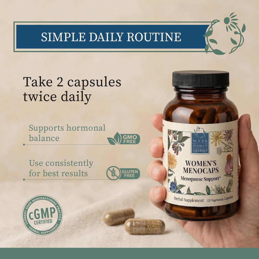 Wise Woman Herbals Menocaps Herbal Blend for Menopause - 120 Capsules - image 6