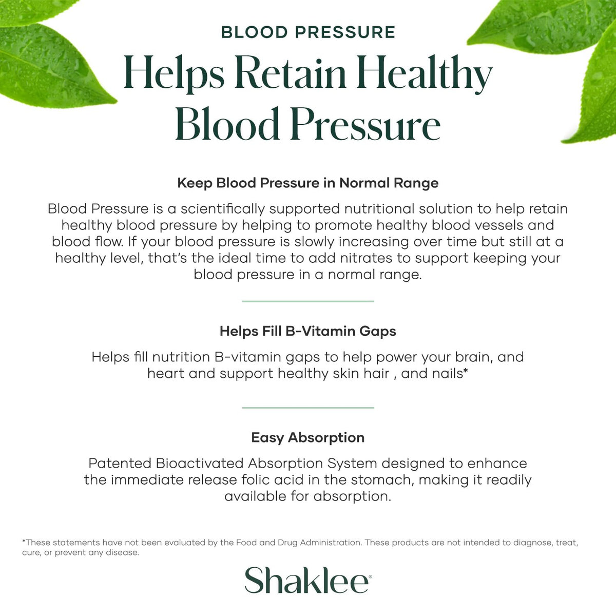 Shaklee Blood Pressure Healthy Blood Circulation - 60 Tablets - image 4