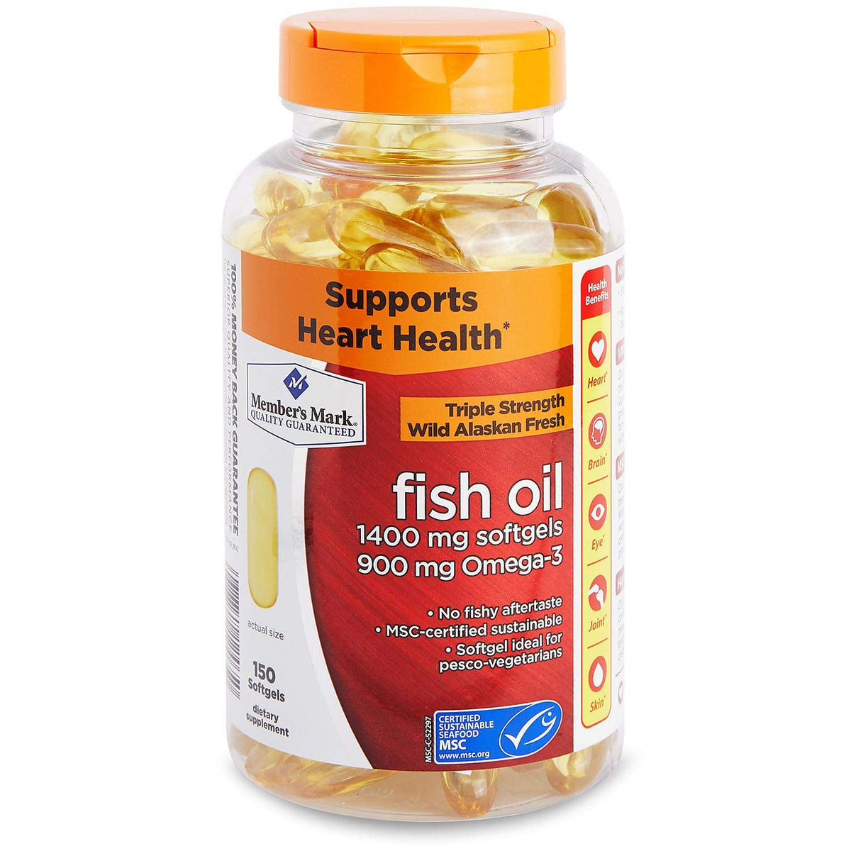 MEMBER´S MARK Member's Mark Omega 3 Fish Oil 1400 mg - 150 Softgels