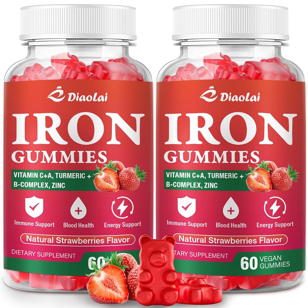 DIAOLAI Vegan Iron Gummies