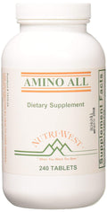 Nutri-West Amino All BCAA Supplement - 240 Tablets