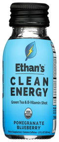 Ethan's Shot Clean Energy Pomegranate Blueberry - 2 Fl Oz
