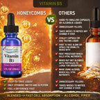 HoneyCombs Vitamin B5 Liquid Drops Pantothenic Acid - 1 Fl Oz - image 7