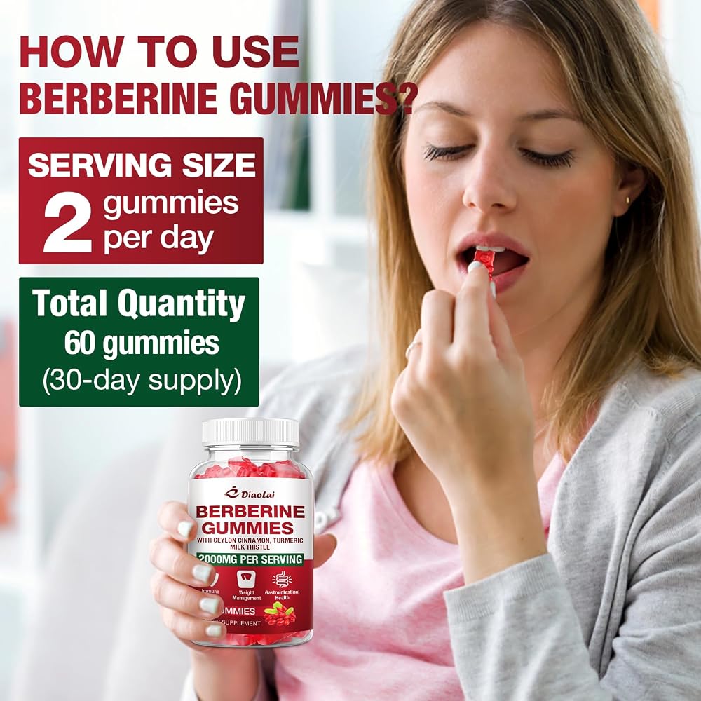 DIAOLAI Berberine Gummies 2000mg