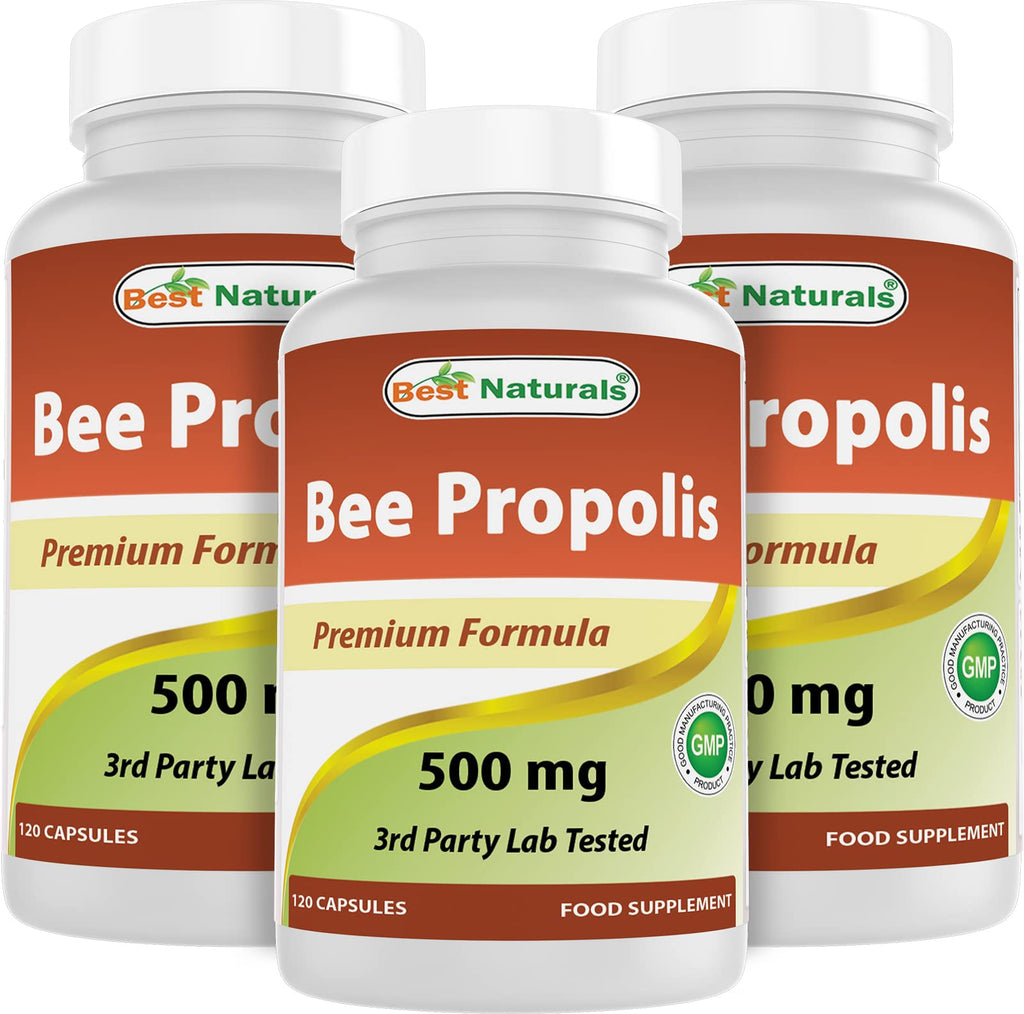 Best Naturals Bee Propolis 500 mg 120 Capsules