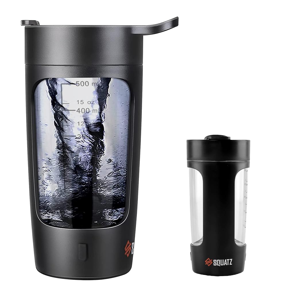 SQUATZ 22 Oz Electric Shaker Bottle - Rechargeable Blender
