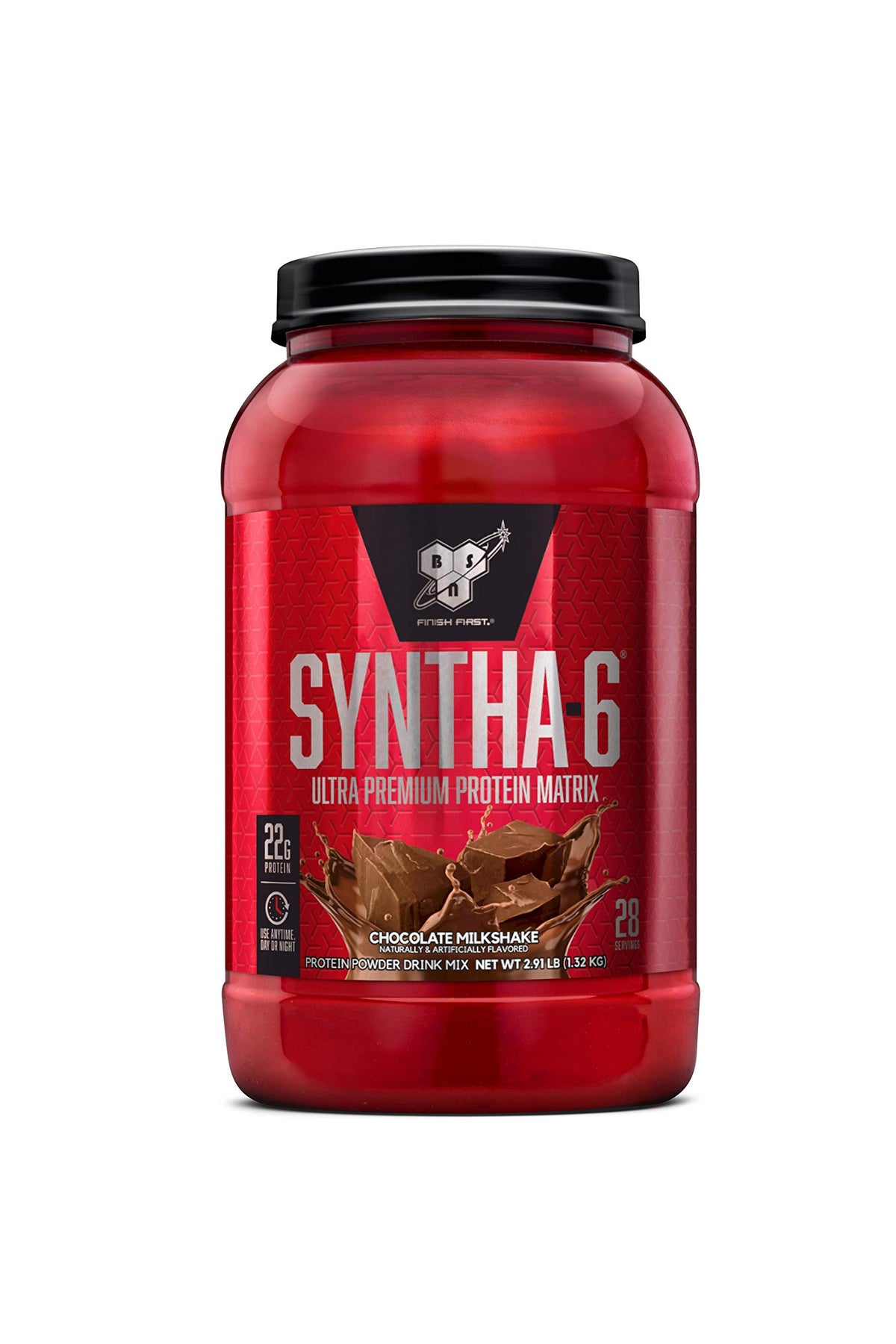 BSN Syntha-6 Whey Protein Powder Chocolate Milkshake - 46.56 oz