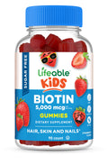 Lifeable Sugar Free Kids Biotin Gummies 5000mcg - 90 Gummies