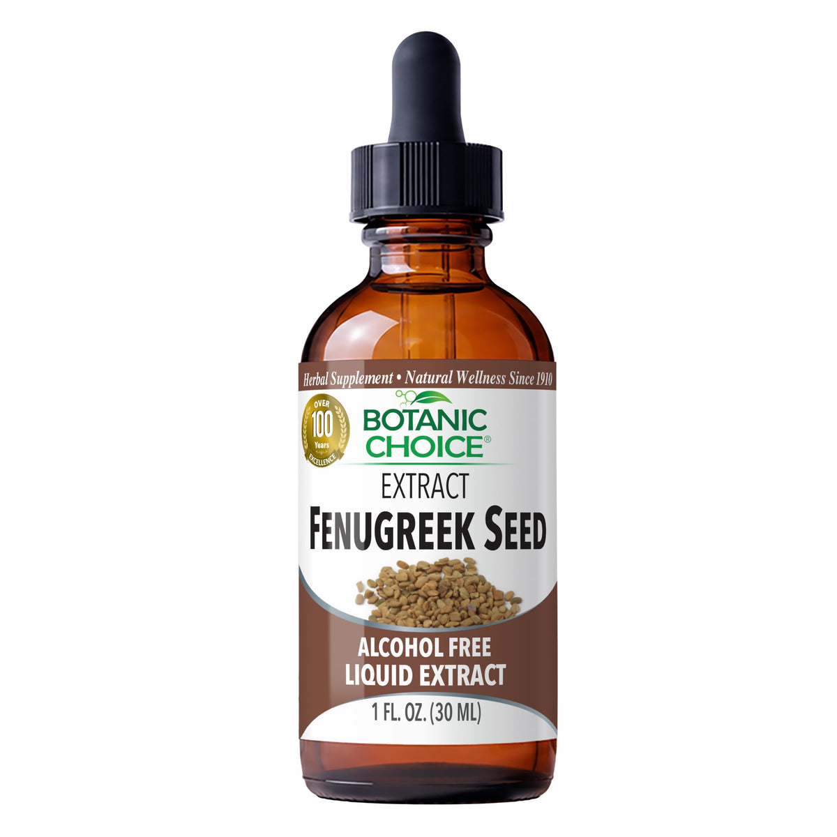 Botanic Choice Fenugreek Seed Liquid Extract Alcohol Free - 1 fl oz