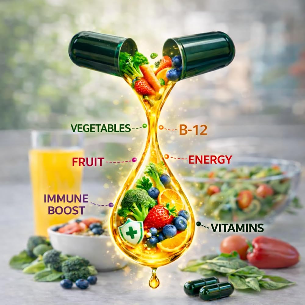 Grab The Gold Metabolism Support Liquid Multivitamin - 60 Capsules - image 3