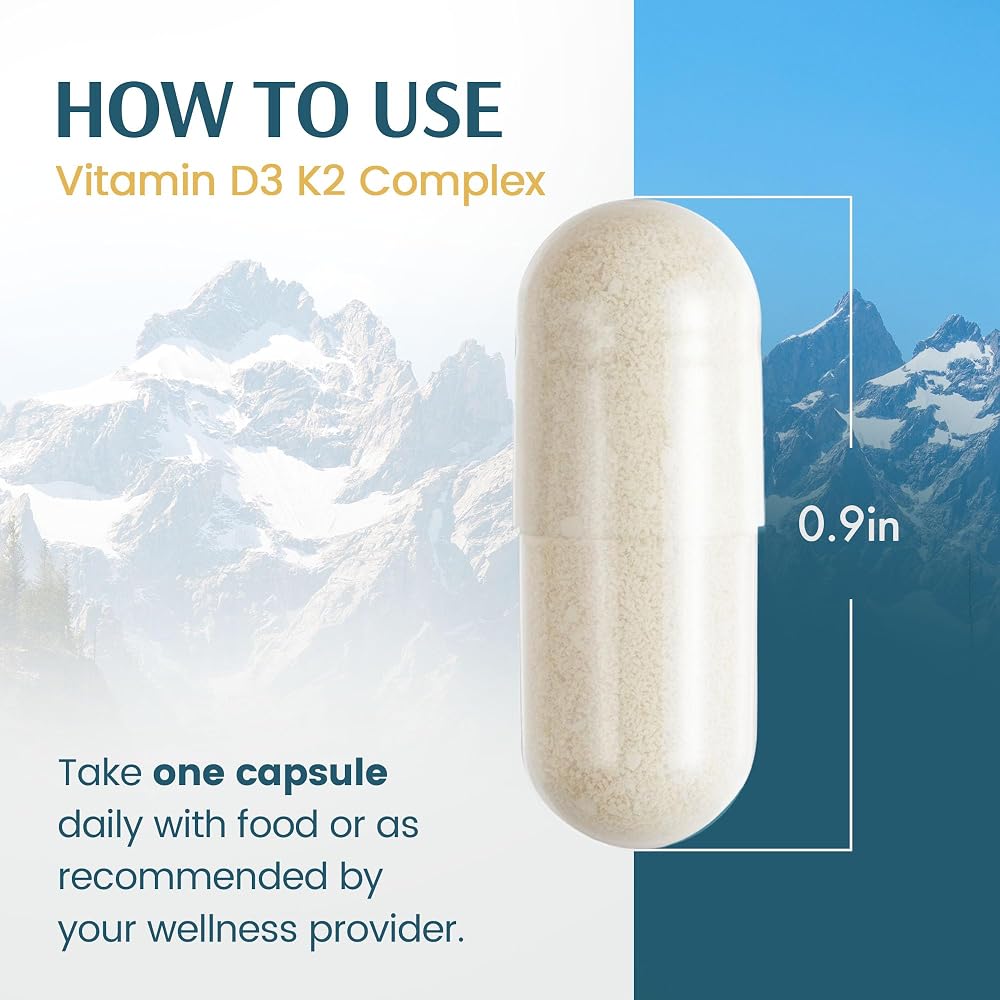 Vykee Nutrition Vitamin D3 K2 Complex - 120 Caplets - image 5