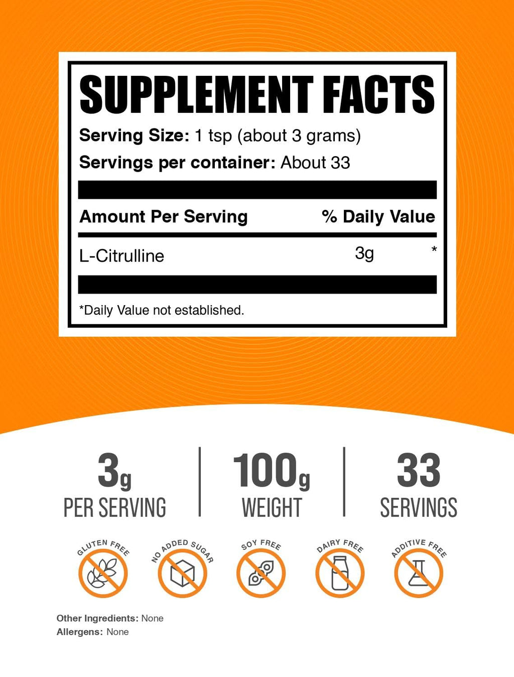 BulkSupplements.com L-Citrulline Powder