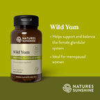 Nature's Sunshine Wild Yam Capsules Glandular Support - 100 Capsules - image 4