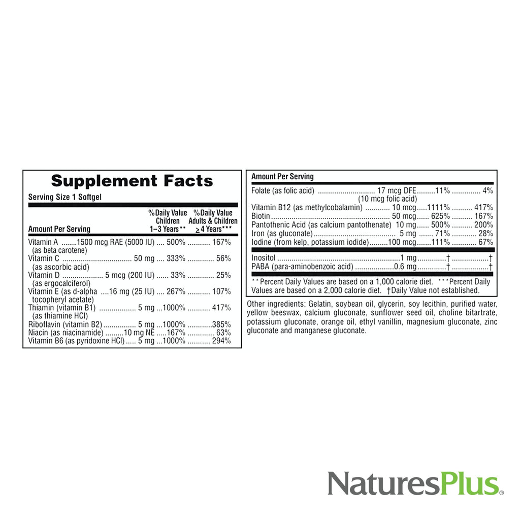 NaturesPlus Children's Vita-Gels Multivitamin Orange - 90 Softgels - image 5