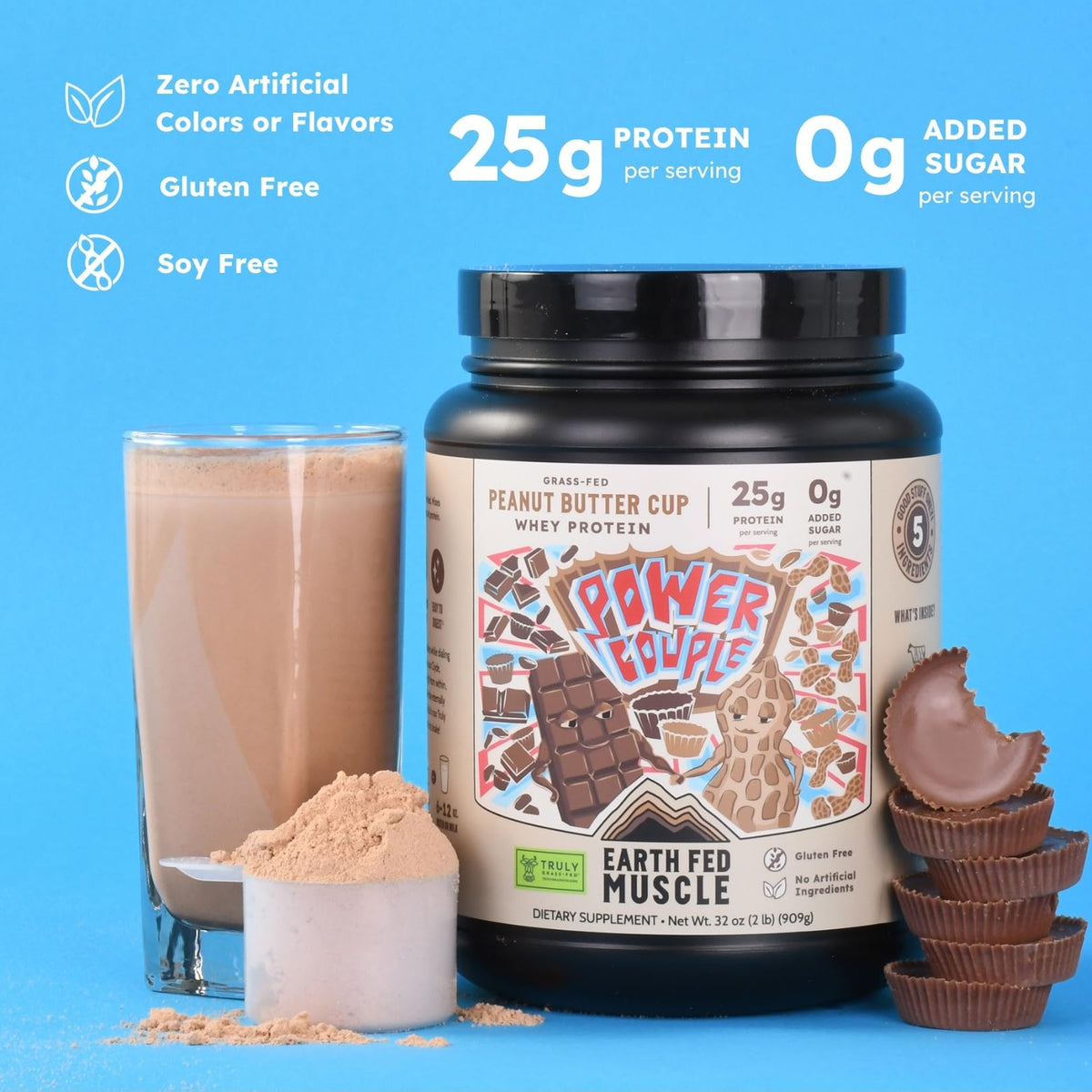 Earth Fed Muscle Whey Protein Isolate