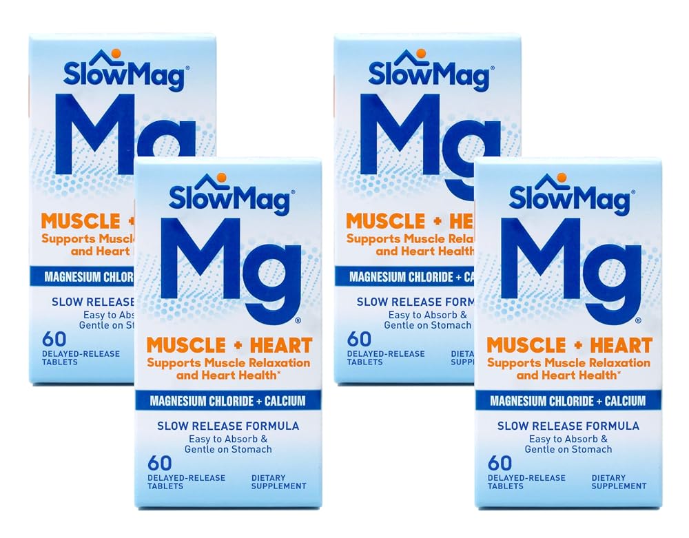 Purdue Slow-Mag Magnesium Chloride with Calcium - 60 Tablets