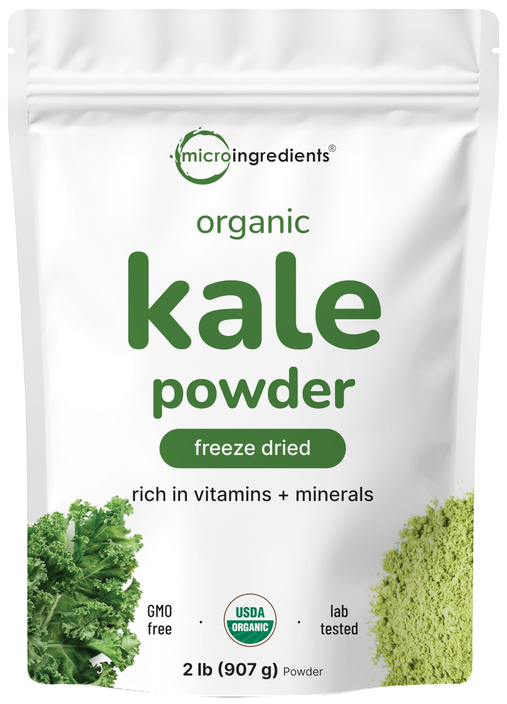 Micro Ingredients Organic Kale Powder - 2 Pounds