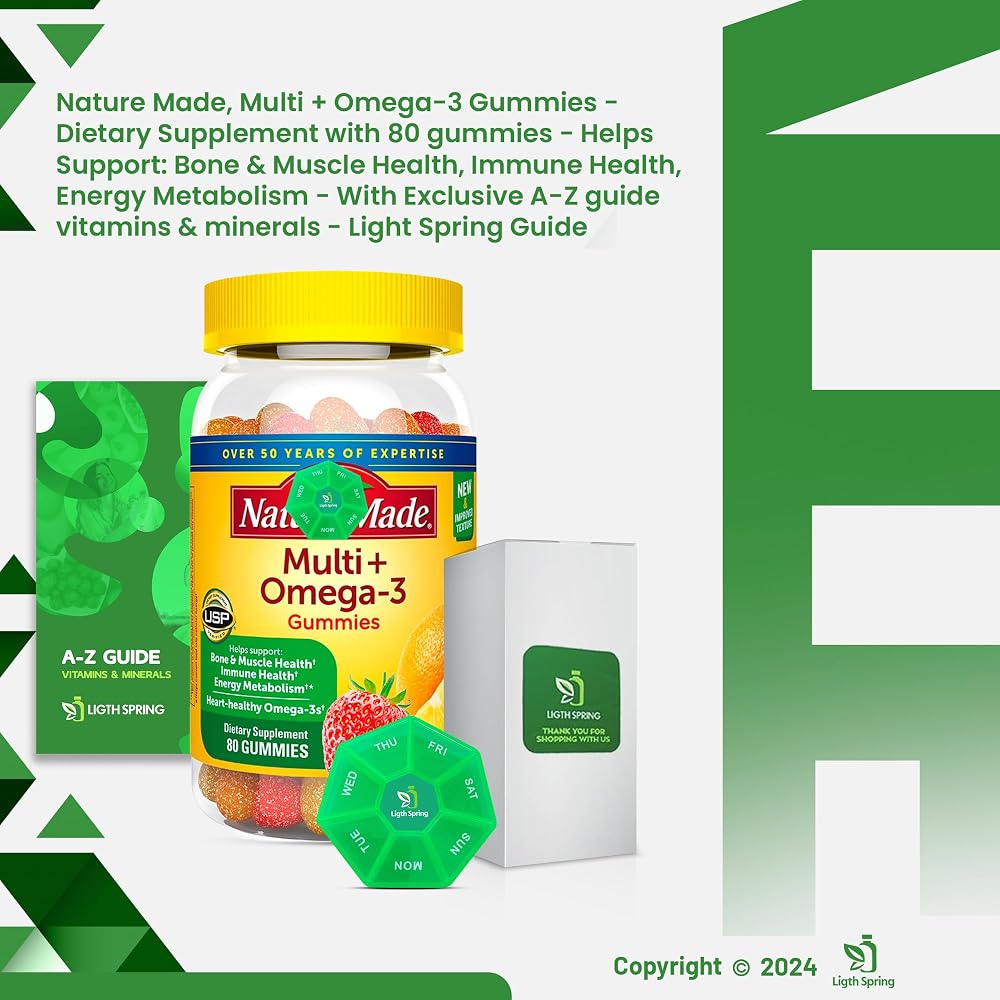 LightSpring Multivitamin + Omega-3 Gummies - 80 Count - image 2