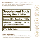 Solgar Selenium 100 mcg Yeast-Free - 100 Tablets - image 2