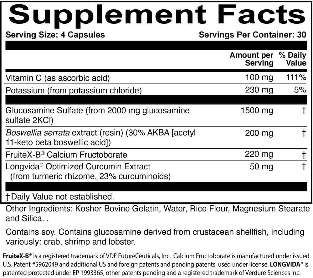 ScienceBased Health JointProtect Joint Support with Glucosamine - 120 Capsules - image 3