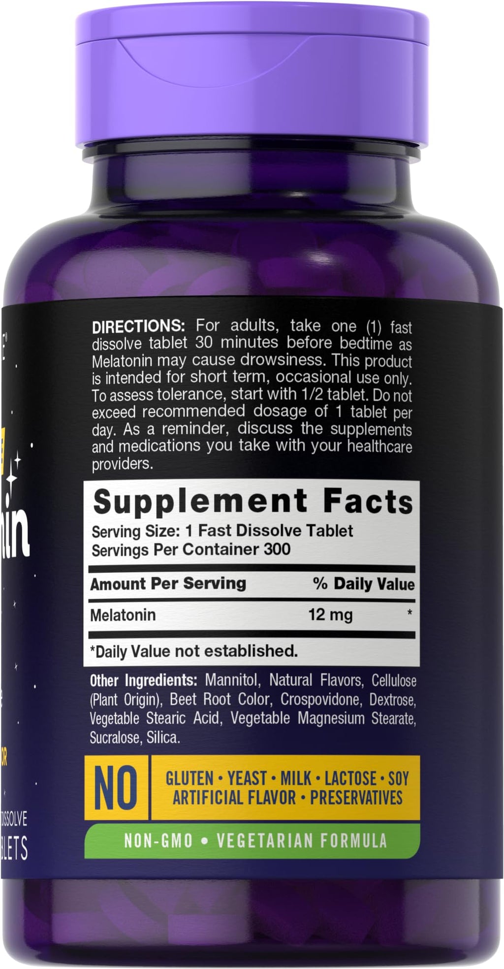 Carlyle Melatonin 12 mg Fast Dissolve