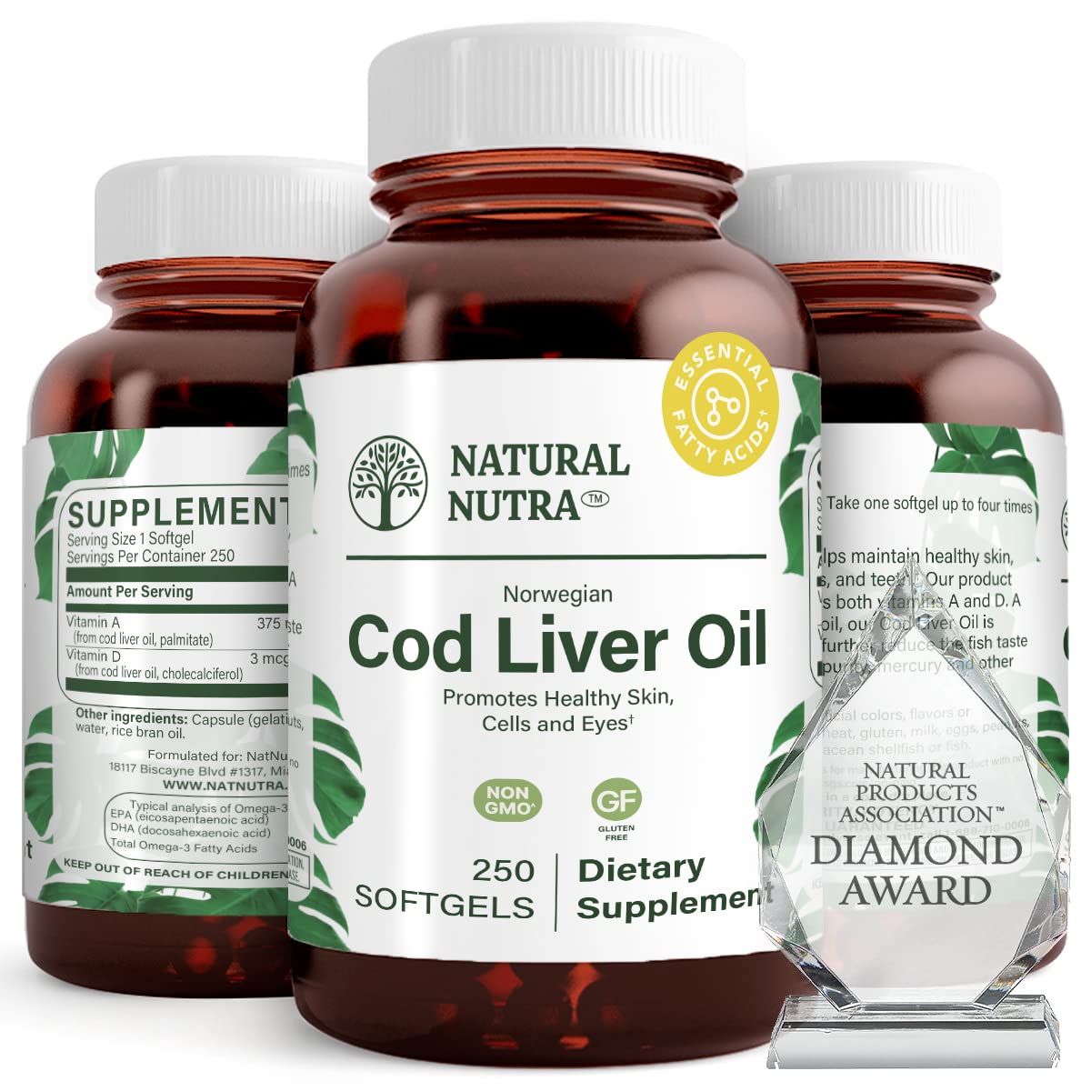 Natural Nutra Norwegian Cod Liver Oil Supplement Parent