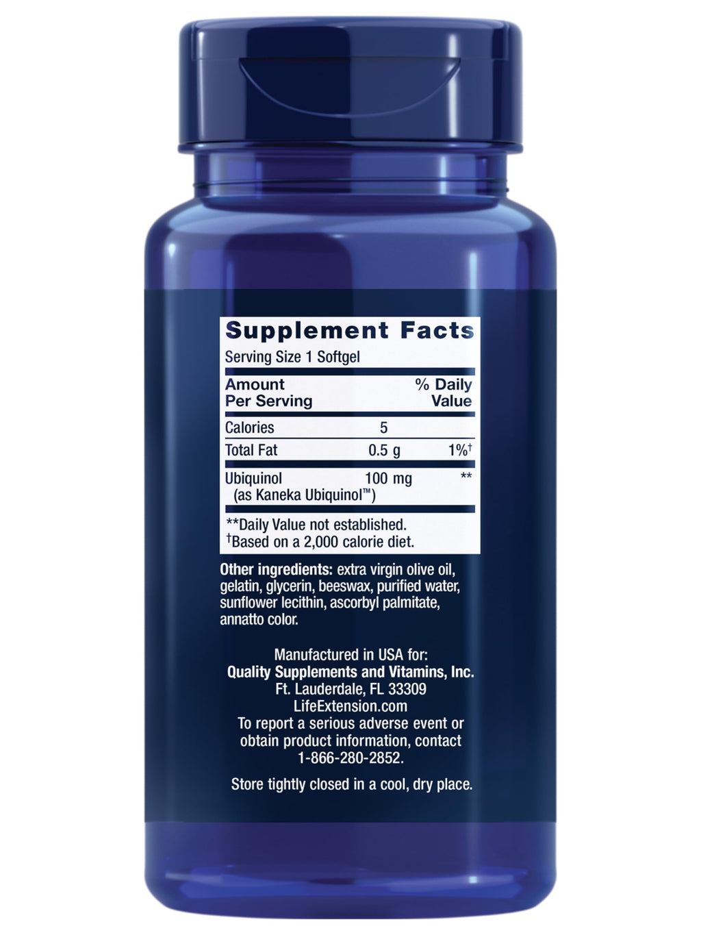 Life Extension Super Ubiquinol CoQ10 100 mg - 60 Softgels - image 2