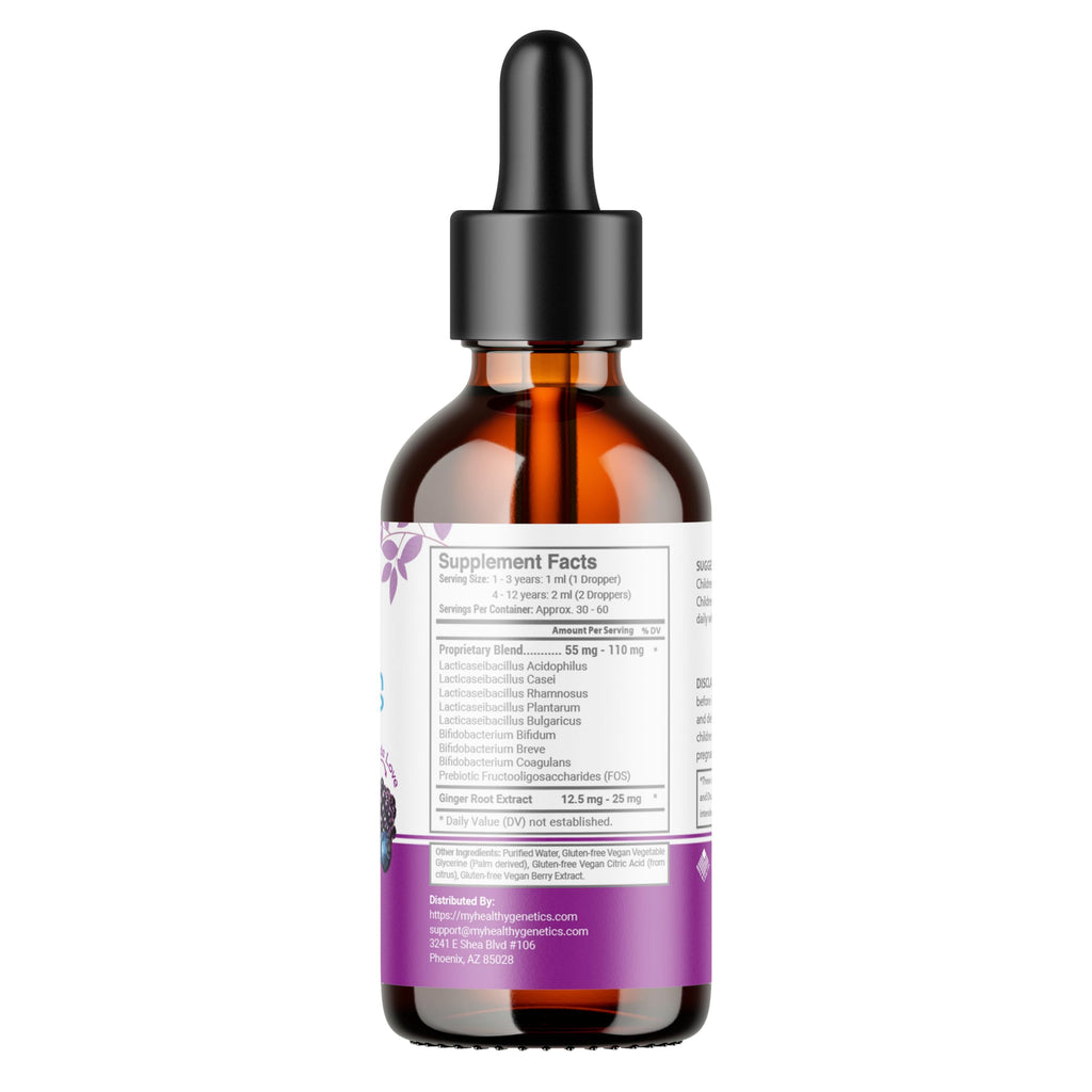 Healthy Genetics Liquid Probiotics for Kids & Toddlers - 2 Fl Oz - image 7