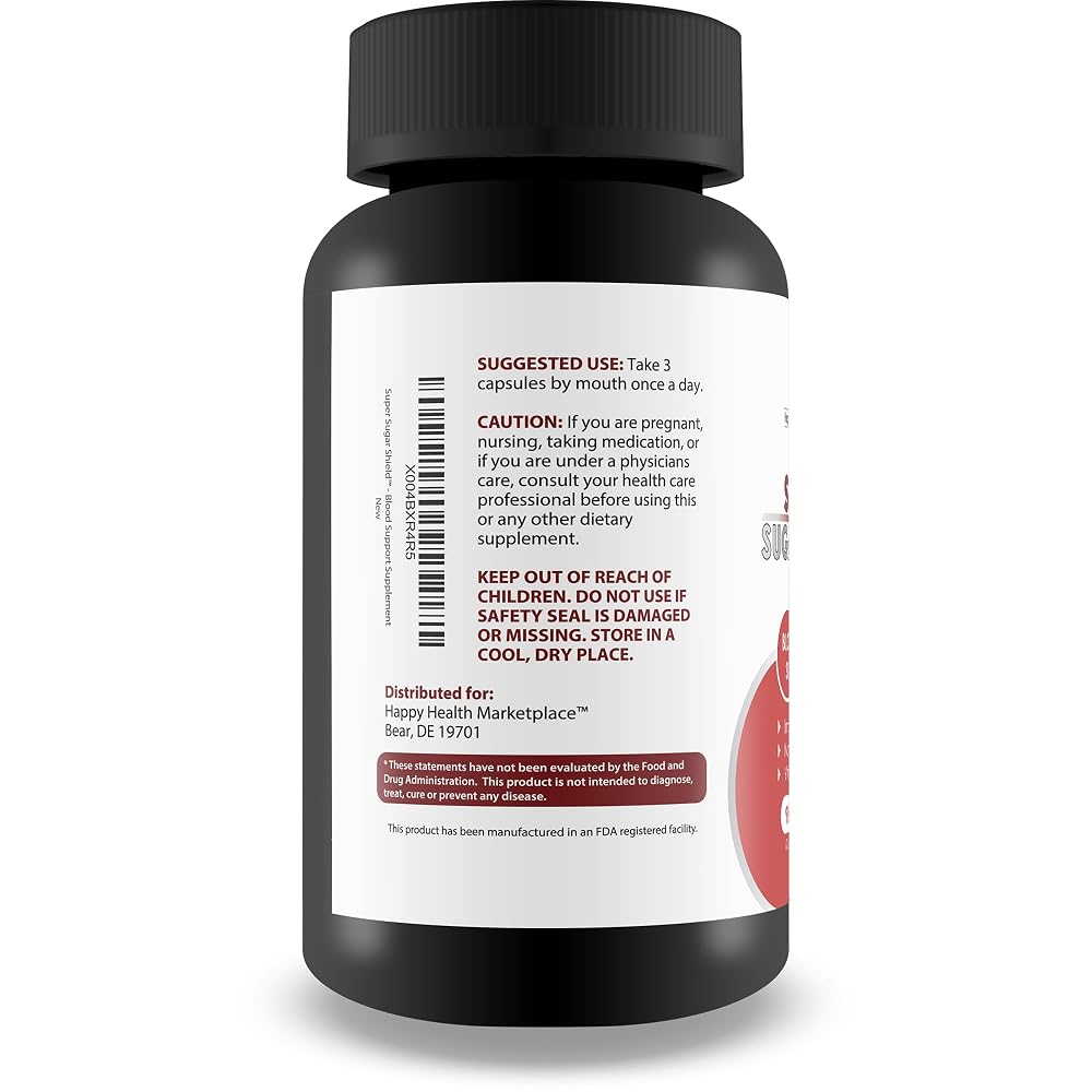 Happy Health Marketplace Super Sugar Support Berberine - 90 Capsules - image 3