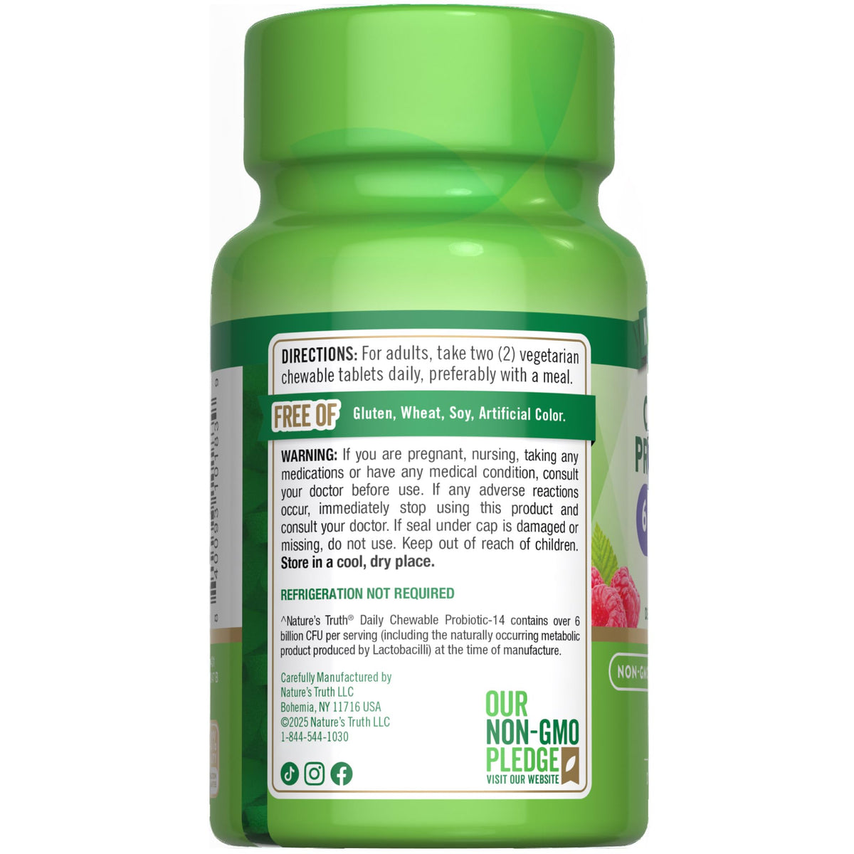 Nature's Truth Probiotic Chewable for Men and Women - 60 Tablets - image 7