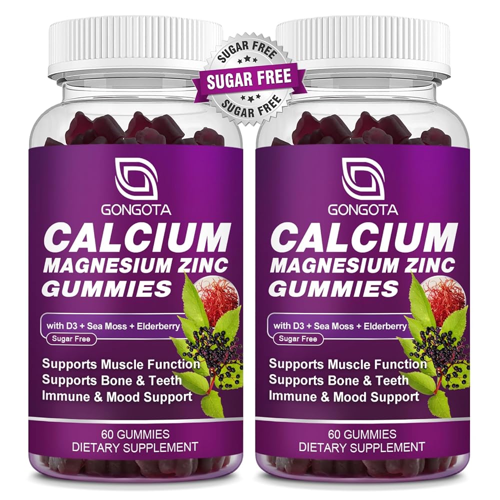 GONGOTA Calcium Magnesium Zinc Gummies -Mix