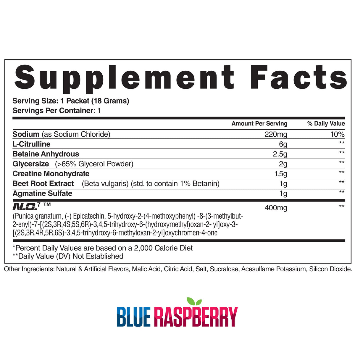Steel Supplements Pumped-AF Pre-Workout Powder Blue Raspberry - 1 Pack - image 2