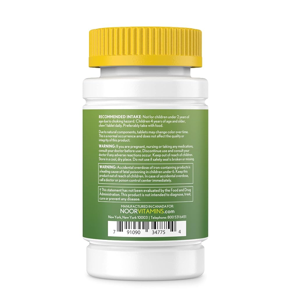 Noor Vitamins Halal Kids Multivitamin Chewable - 60 Count - image 6