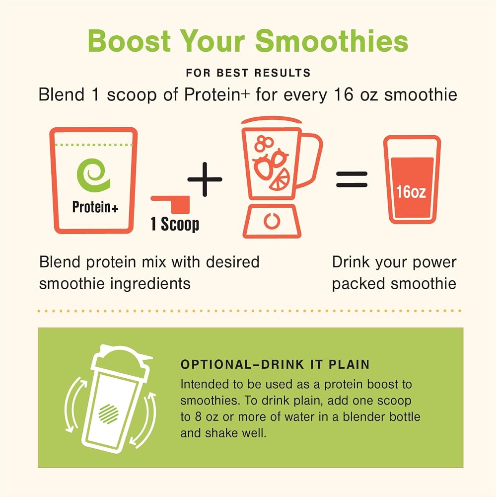 BlendItUp Protein + Smoothie Mix Organic Vegan - 24 oz - image 3