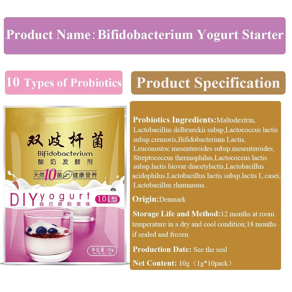ljhnba Probiotic Yogurt Starter Culture - 10 Packets - image 9