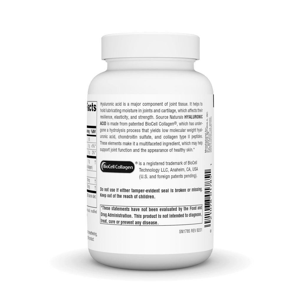 Source Naturals Hyaluronic Acid 50mg Tablets