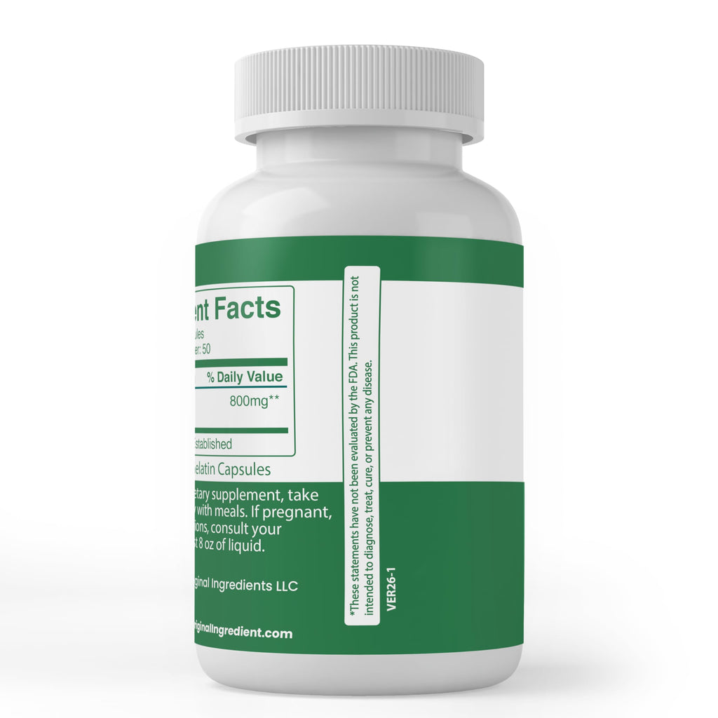 PURE ORIGINAL INGREDIENTS Chanca Piedra No Magnesium Or Rice Fillers
