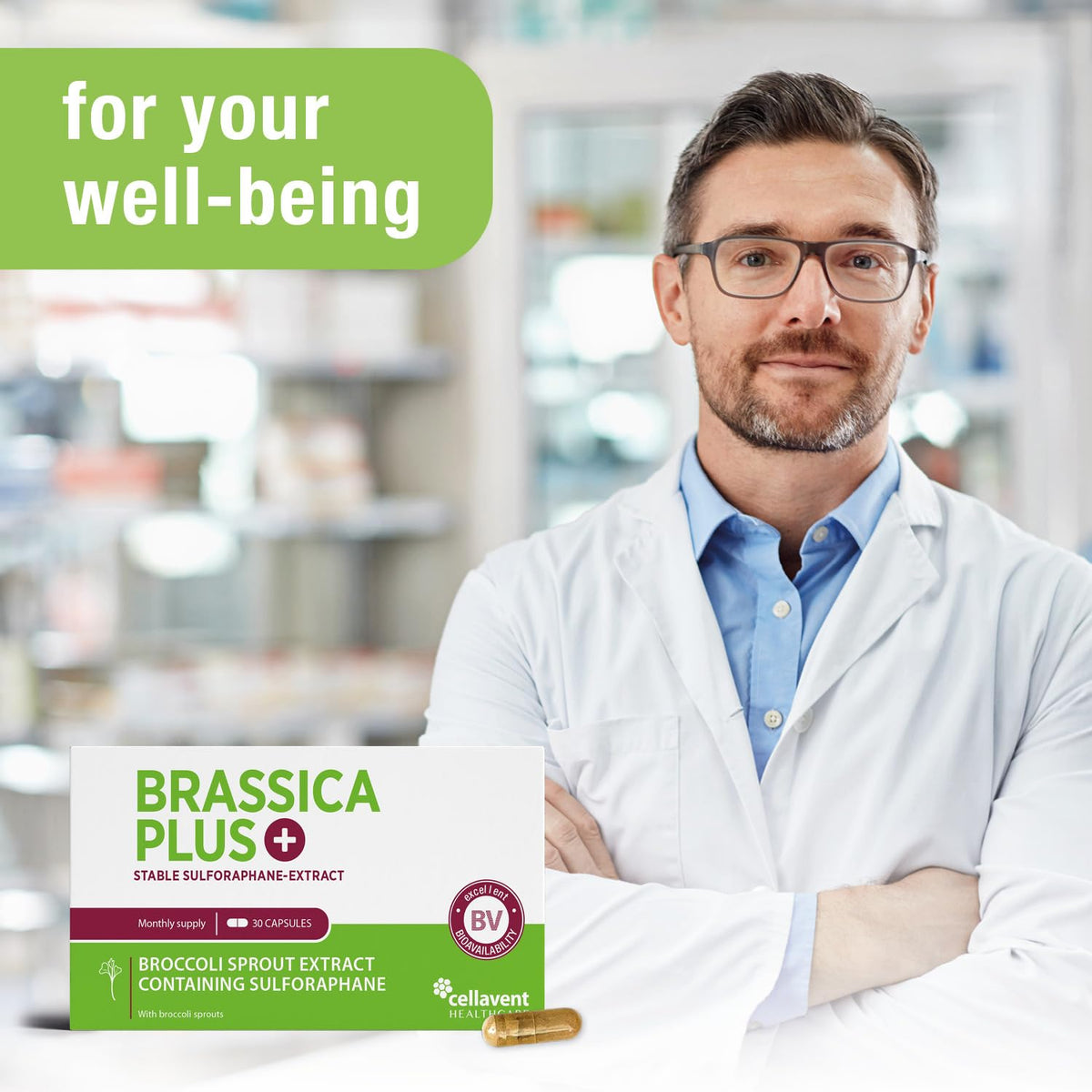Cellavent Brassica Plus Sulforaphane Capsules - 30 Count - image 7