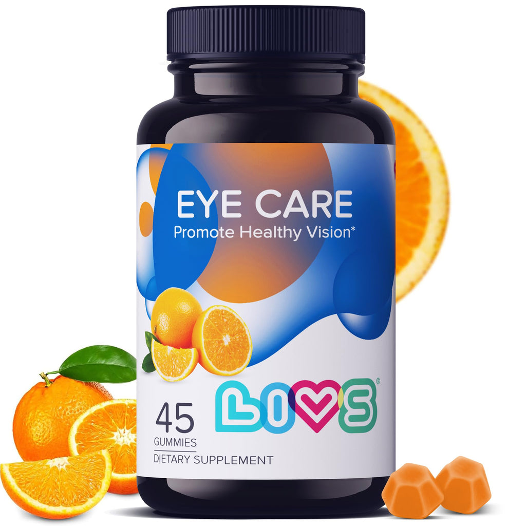 LIVS Eye Care Lutein and Zeaxanthin Gummies - 45 Gummies