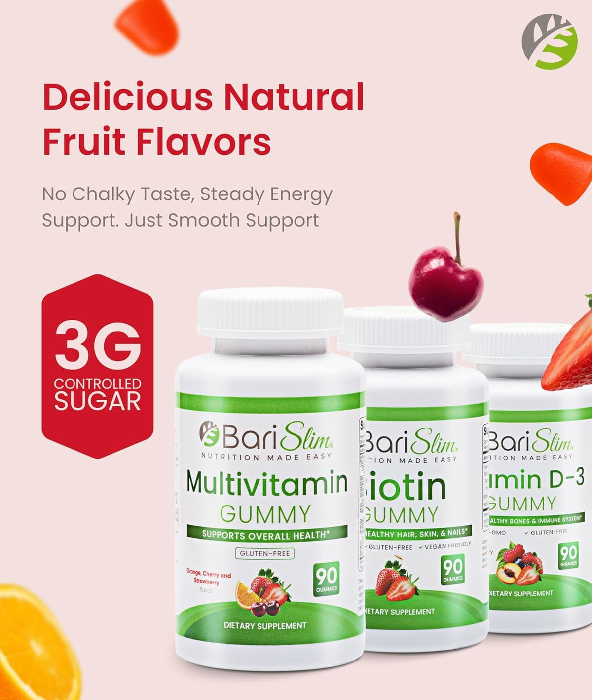 BariSlim Bariatric Multivitamin Gummies - 270 Count - image 3