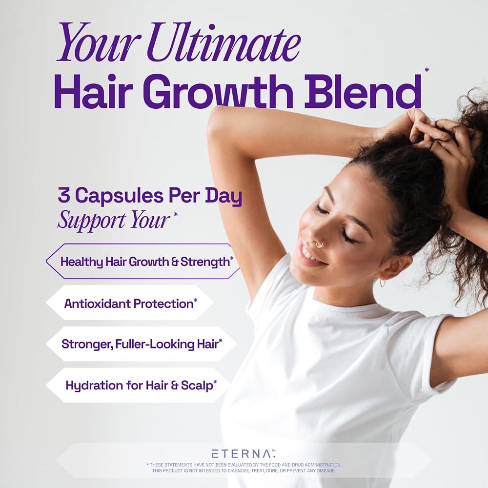 Eterna Radiant Hair Growth Supplement - 90 Capsules - image 3