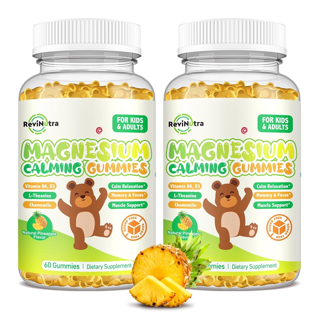 ReviNutra Magnesium Gummies for Kids - Magnesium Glycinate