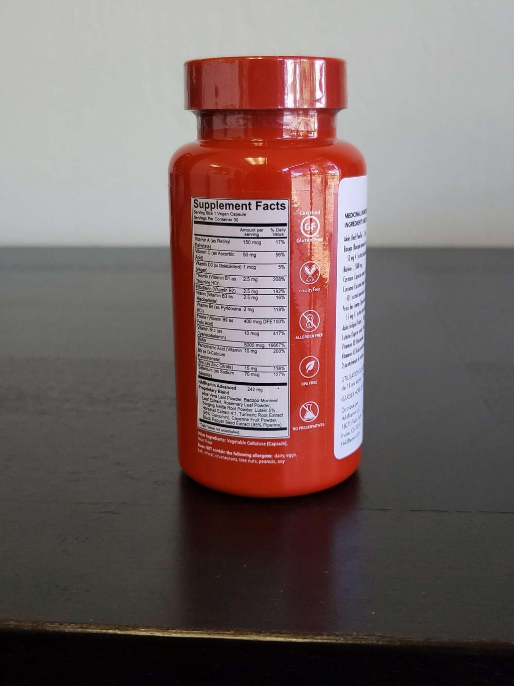 HAIRtamin Vegan Hair Vitamins for Faster Growth