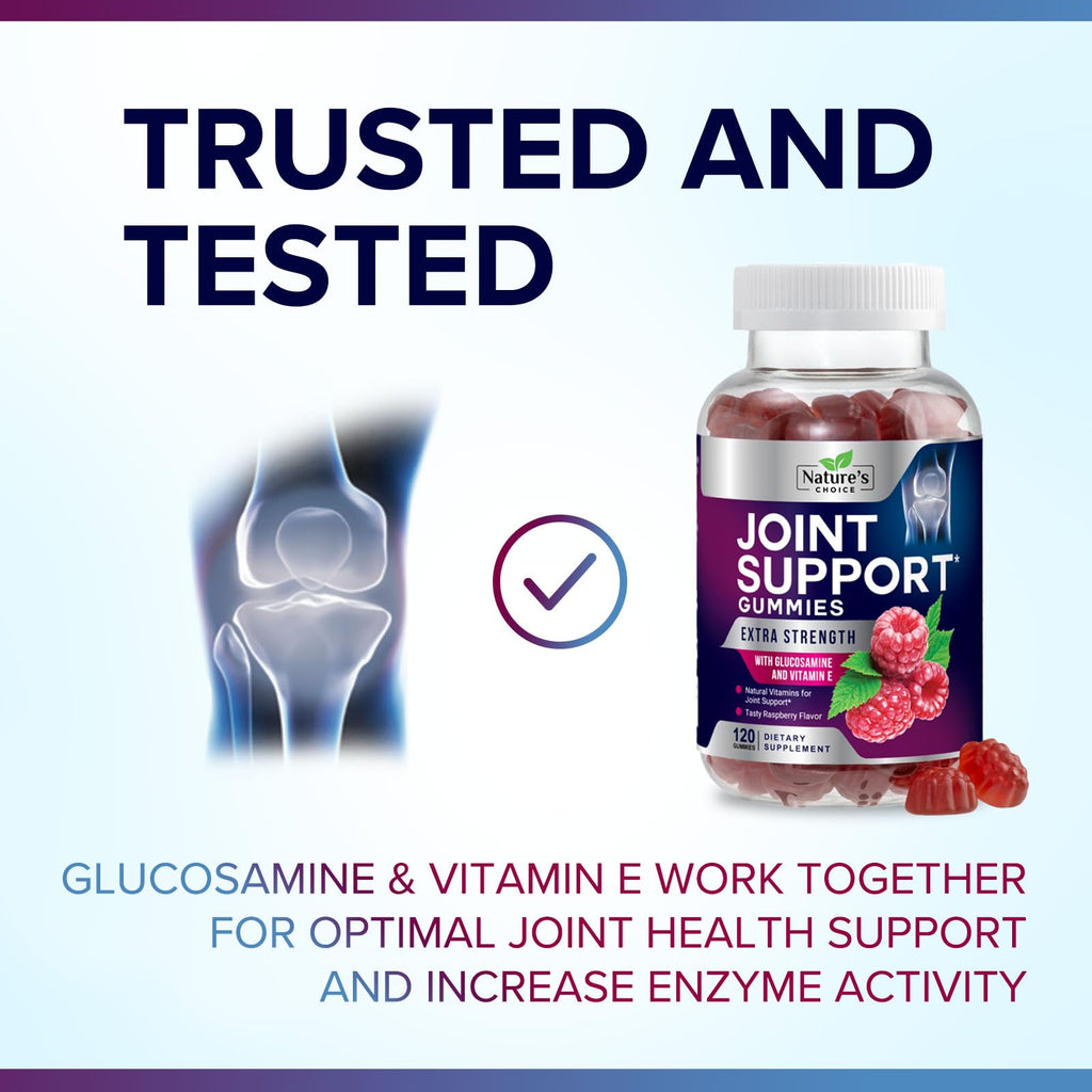 Nature's Choice Joint Support Gummies - Extra Strength Glucosamine