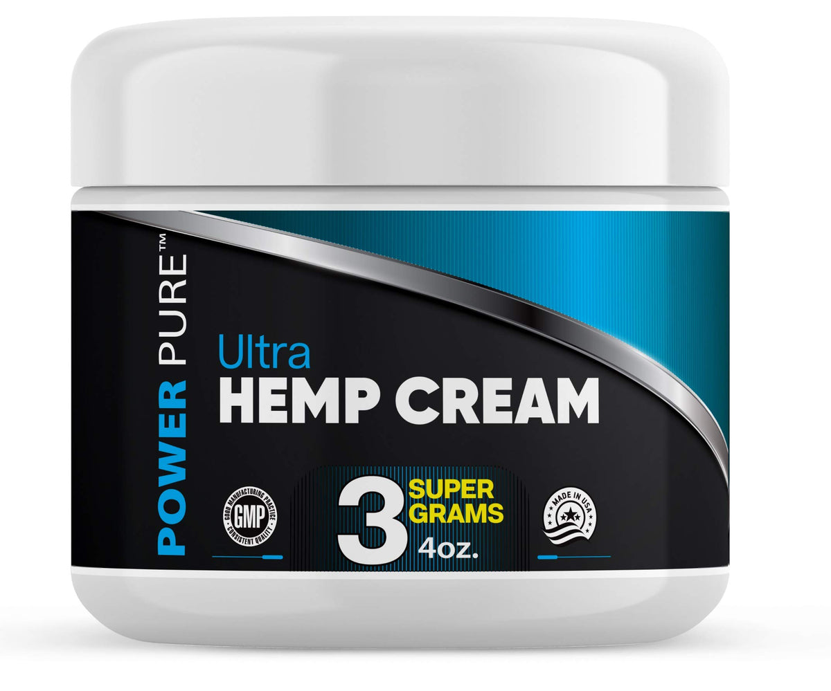 HEMPERATURE Power Pure Hemp Cream 3000MG - 4 Ounce