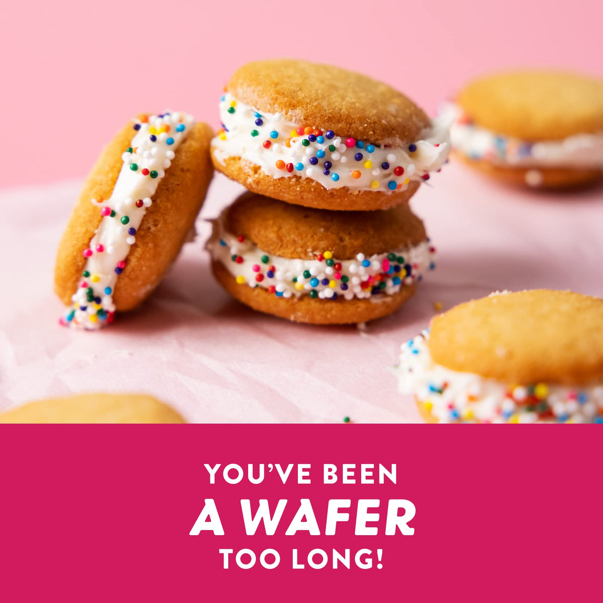 HighKey Gluten Free Vanilla Wafer Cookies - 6Pack Low Carb Keto Snack