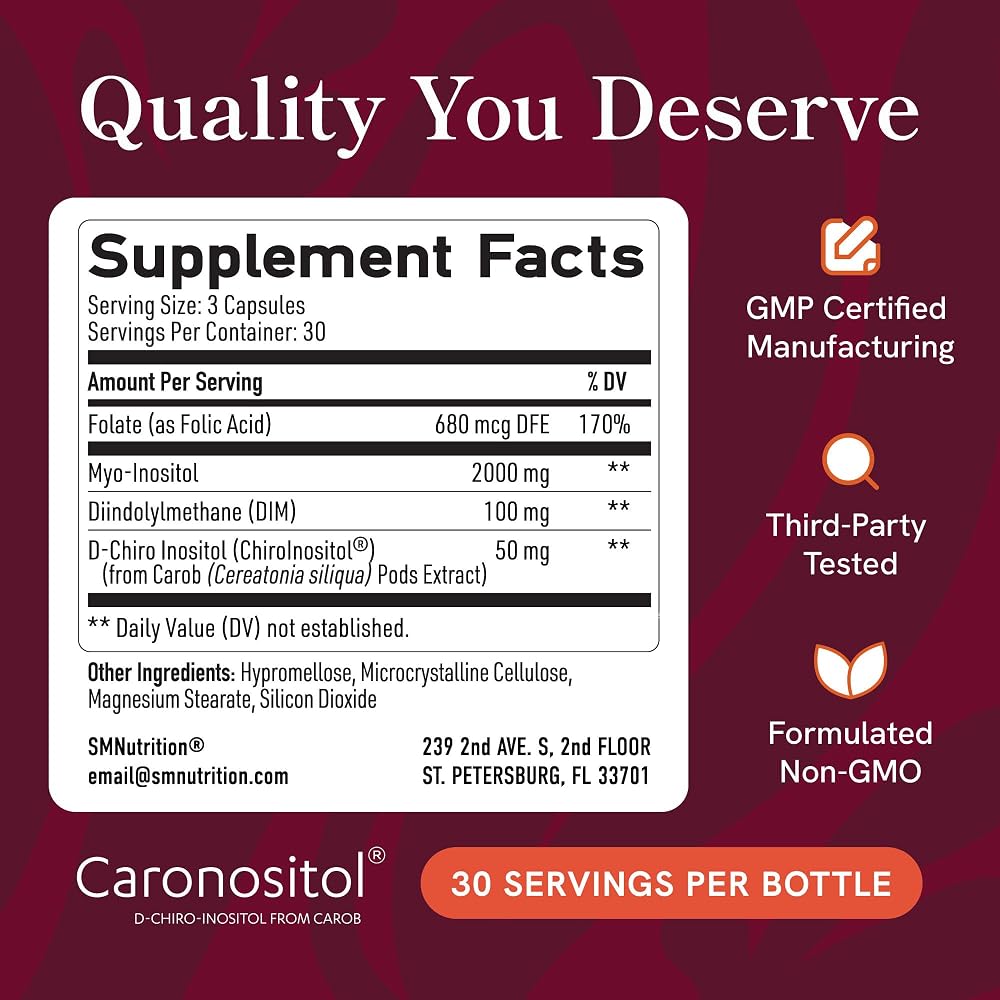 SMNutrition Ovarian Support Hormone Balance - 90 Capsules - image 6