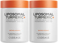 Codeage Liposomal Turmeric Supplement with Ashwagandha - 180 Capsules