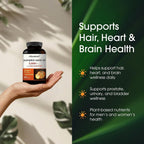 NatureBell Pumpkin Seed Oil 3,000mg with Saw Palmetto - 240 Softgels - image 4