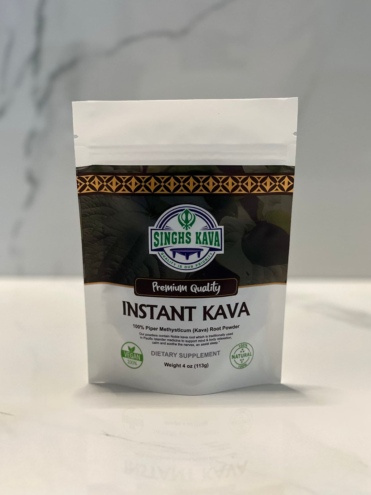 SINGHS Micronized Instant Kava Powder Fijian - 4 oz - image 3